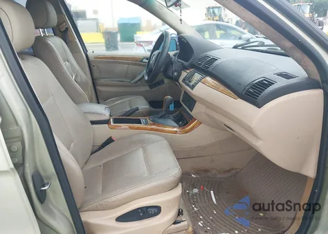 2003 BMW X5 3.0I z USA, uszkodzony, nr VIN 5UXFA53563LV76883